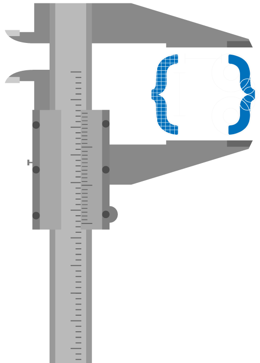 Caliper and Curly Braces